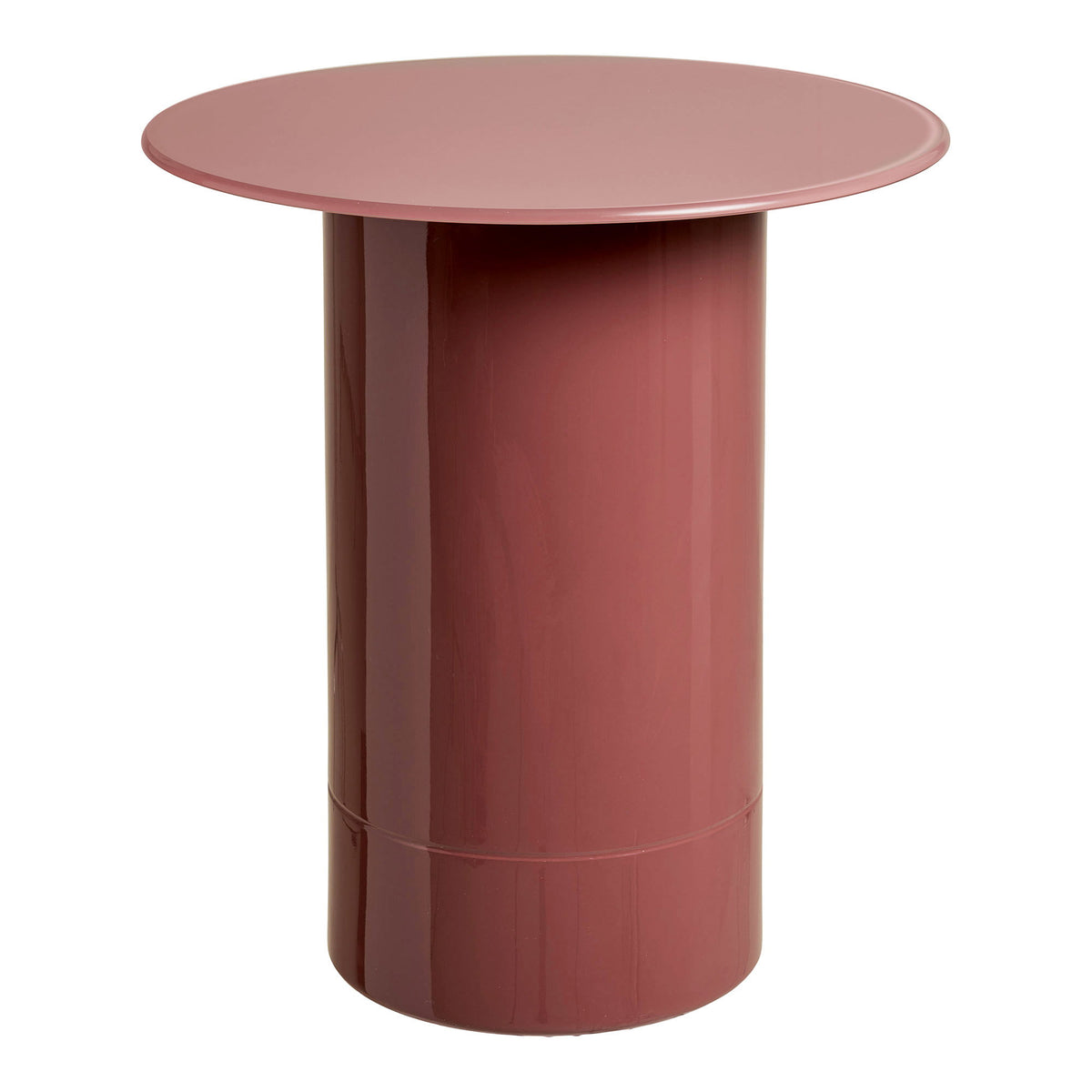 Embla Beistelltisch rund – Altrosa, ø 45 × 51 cm von Luiva Living