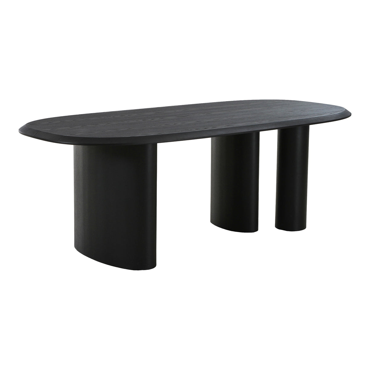 Ingo Esstisch – Eschenfurnier Schwarz, 220 × 100 cm von Luiva Living