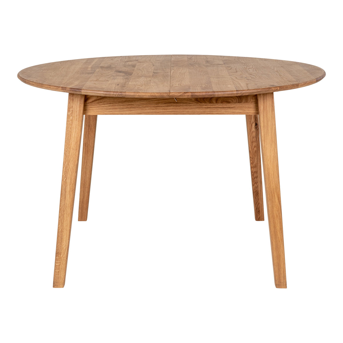 Edina Esstisch rund, ausziehbar – Eiche Natur, ø 118 cm, bis 158 cm – Ansicht 5