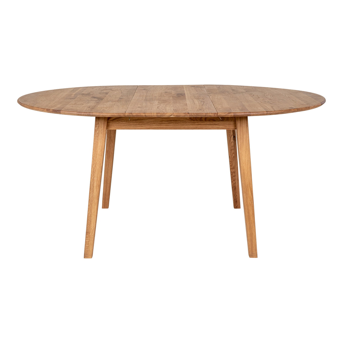 Edina Esstisch rund, ausziehbar – Eiche Natur, ø 118 cm, bis 158 cm – Ansicht 6