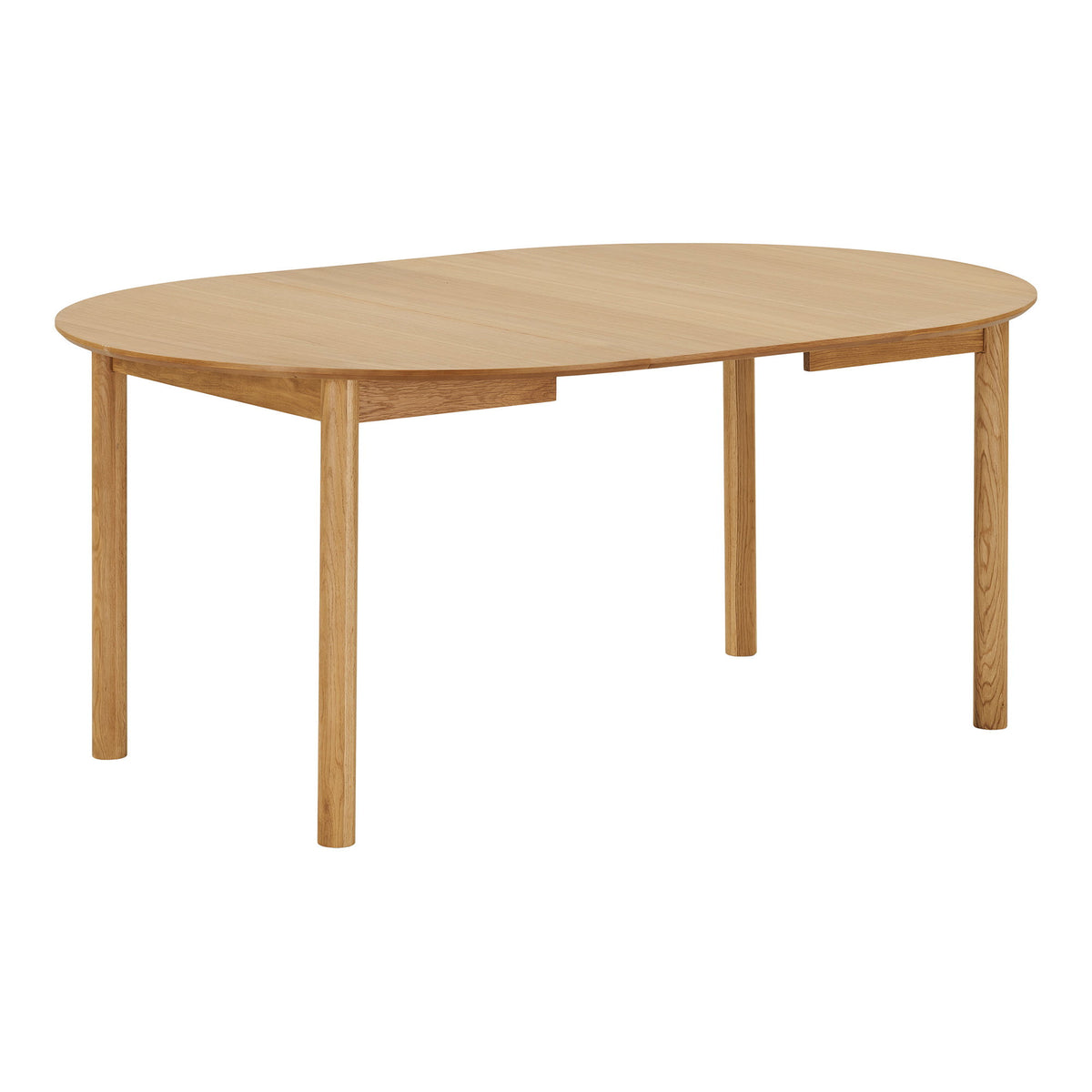 Sara Esstisch rund, ausziehbar – Eichenfurnier Natur, ø 120 cm, bis 220 cm – Ansicht 3