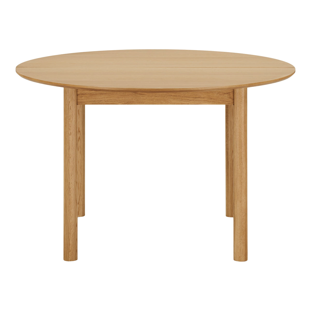 Sara Esstisch rund, ausziehbar – Eichenfurnier Natur, ø 120 cm, bis 220 cm – Ansicht 5