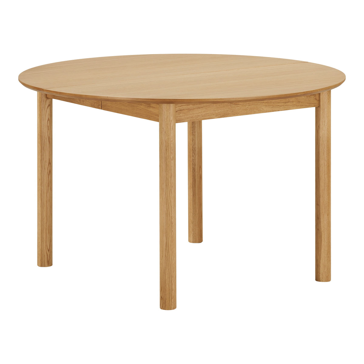 Sara Esstisch rund, ausziehbar – Eichenfurnier Natur, ø 120 cm, bis 220 cm – Ansicht 6