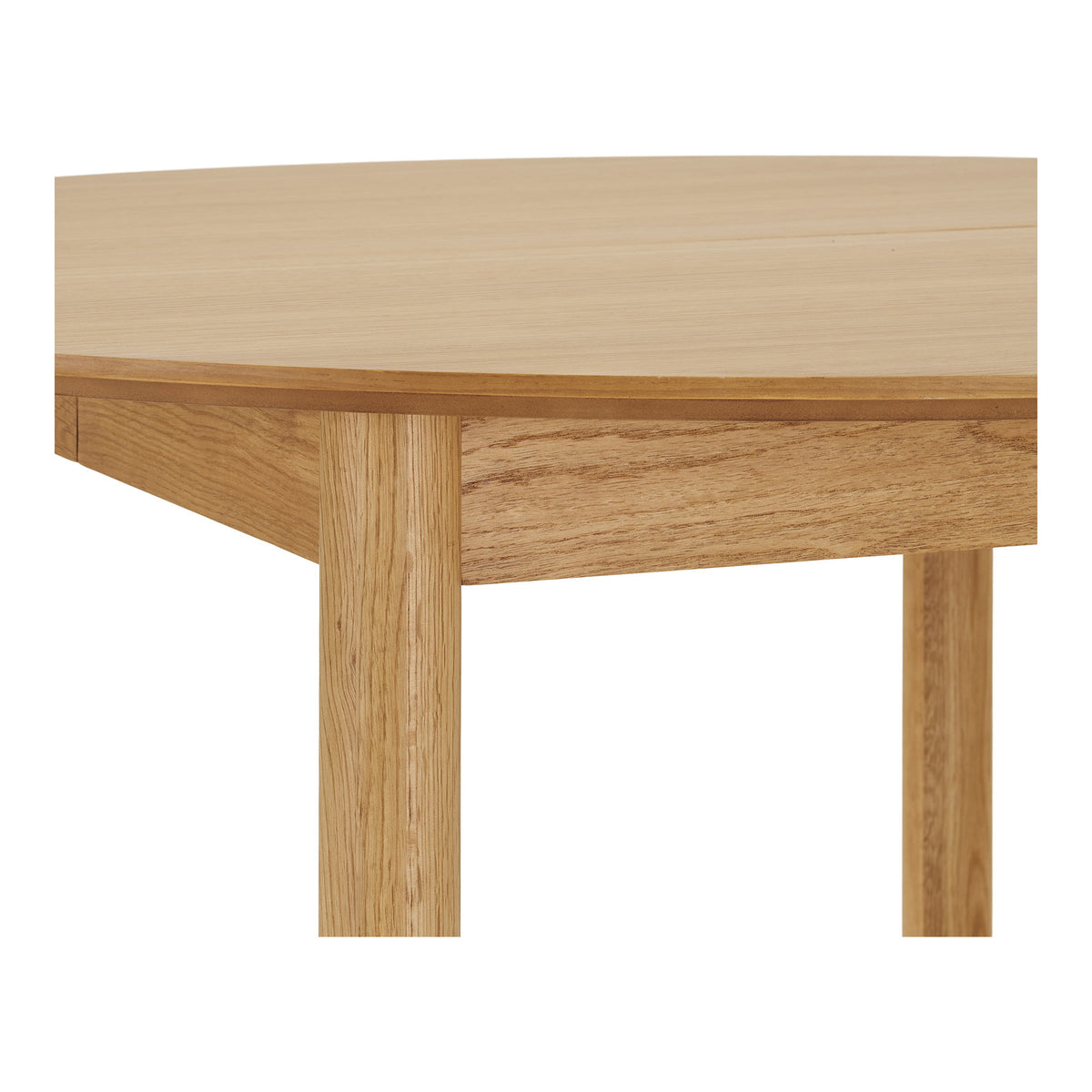 Sara Esstisch rund, ausziehbar – Eichenfurnier Natur, ø 120 cm, bis 220 cm – Ansicht 7