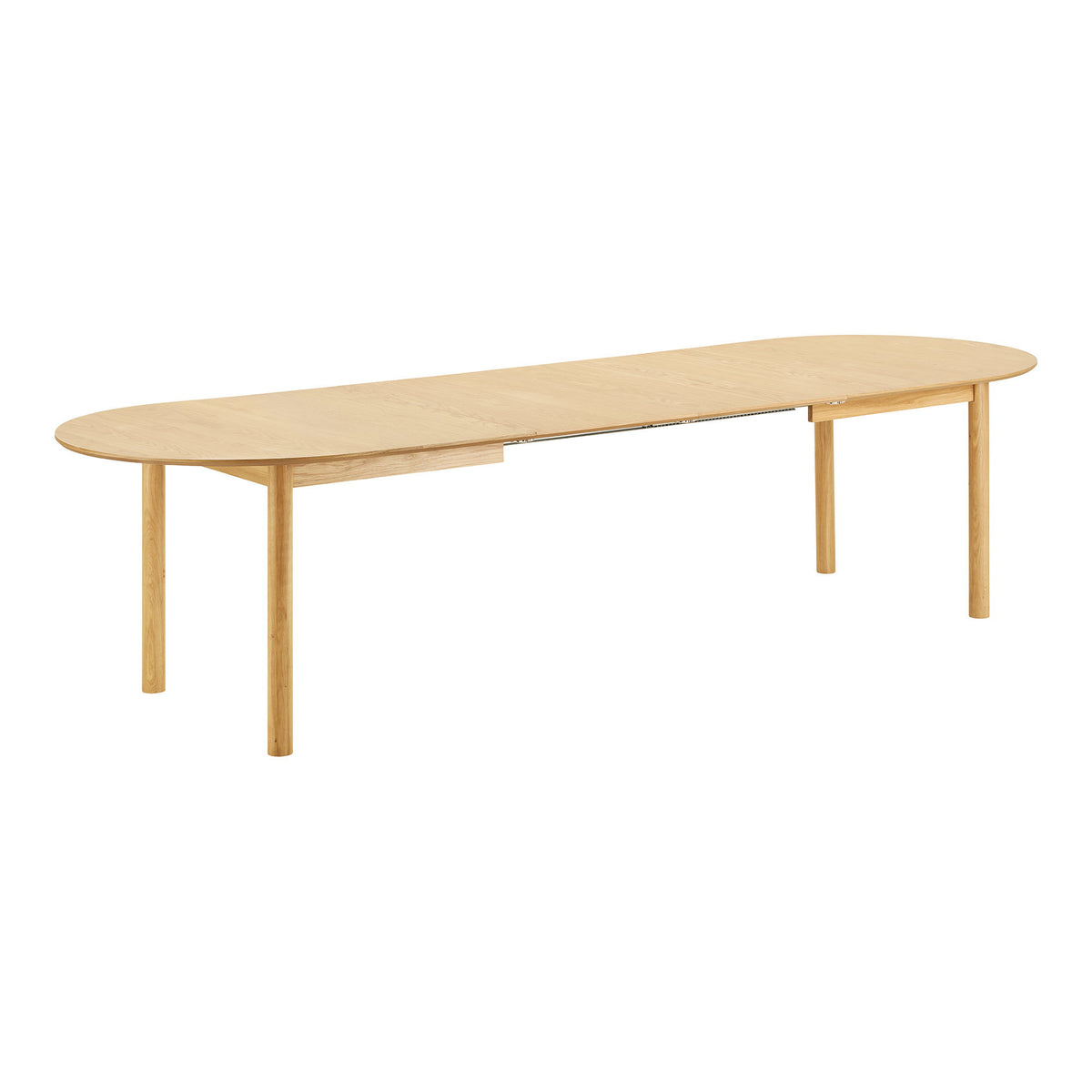Sara Esstisch, ausziehbar – Eichenfurnier Natur, 200–300 × 100 cm von Luiva Living