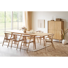 Ylvi Esstisch, ausziehbar – Eichenfurnier Natur, 240–340 × 100 cm – Ansicht 8