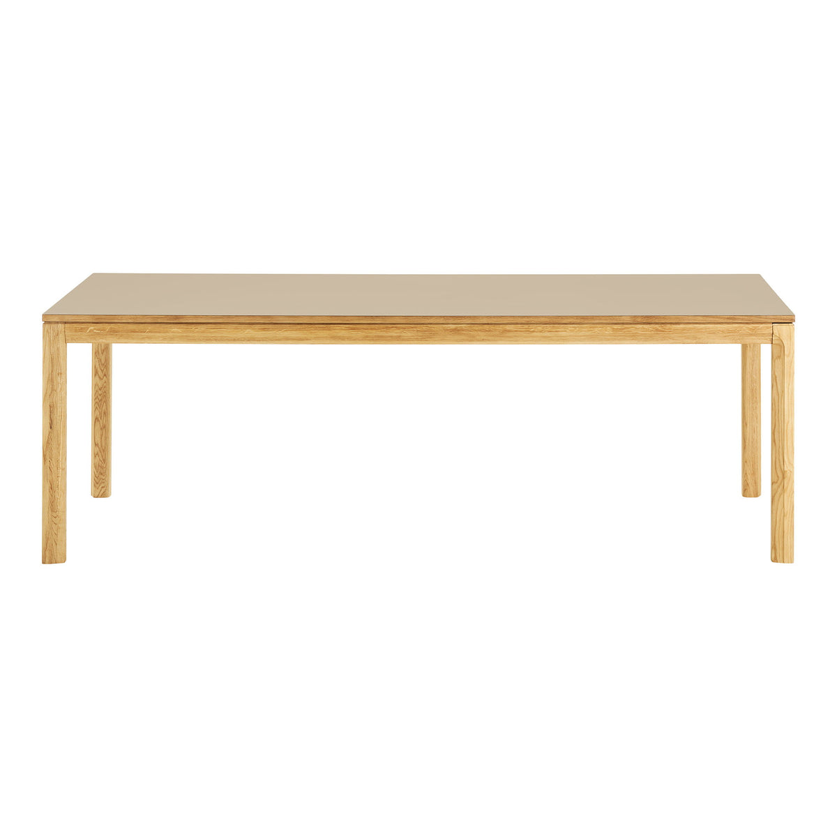 Celine Esstisch, ausziehbar – Eiche/HPL Natur/Dunkelsand, 220–320 × 100 cm – Ansicht 3