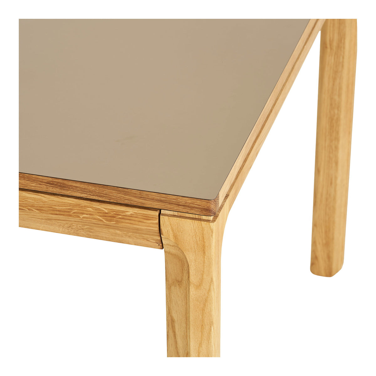 Celine Esstisch, ausziehbar – Eiche/HPL Natur/Dunkelsand, 220–320 × 100 cm – Ansicht 5