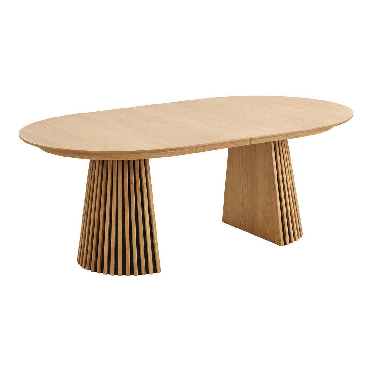 Isla Esstisch, ausziehbar – Eichenfurnier Natur, 200–300 × 120 cm – Ansicht 3