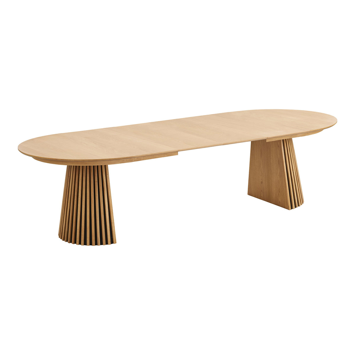 Isla Esstisch, ausziehbar – Eichenfurnier Natur, 200–300 × 120 cm von Luiva Living