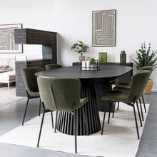 Isla Esstisch, ausziehbar – Eichenfurnier Schwarz, 200–300 × 120 cm – Ansicht 6
