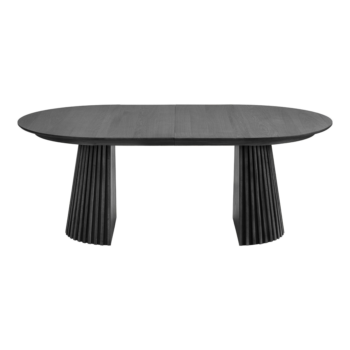 Isla Esstisch, ausziehbar – Eichenfurnier Schwarz, 200–300 × 120 cm – Ansicht 2