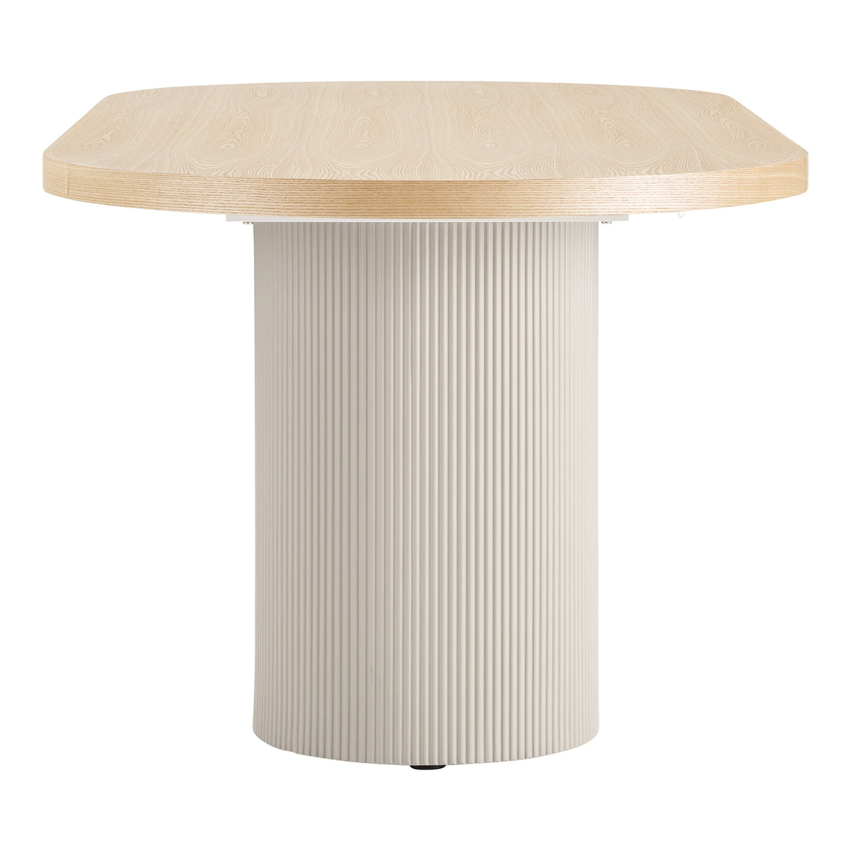 Senta Esstisch – Eschenfurnier Natur/Sand, 220 × 100 cm – Ansicht 3