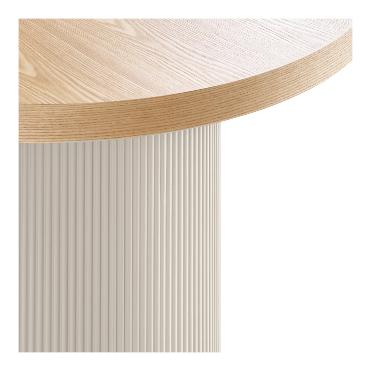 Senta Esstisch – Eschenfurnier Natur/Sand, 220 × 100 cm – Ansicht 4