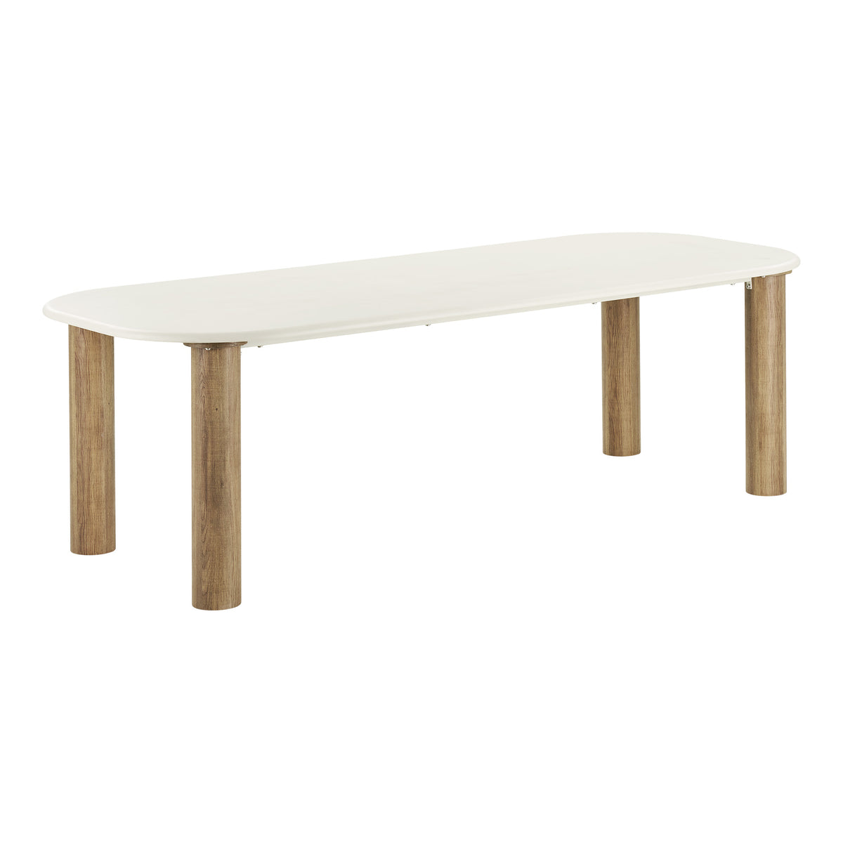 Tilde Esstisch – Zementoptik Sand/Braun, 240 × 100 cm von Luiva Living