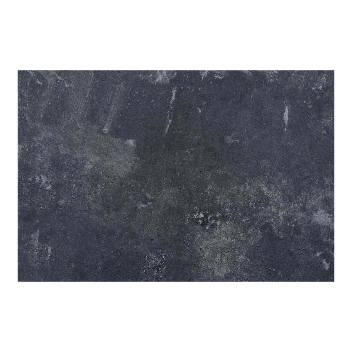 Eik Bistrotisch – Melamin, Steinoptik Dunkelgrau, Gestell Schwarz, 70 × 70 × 75 cm – Ansicht 5