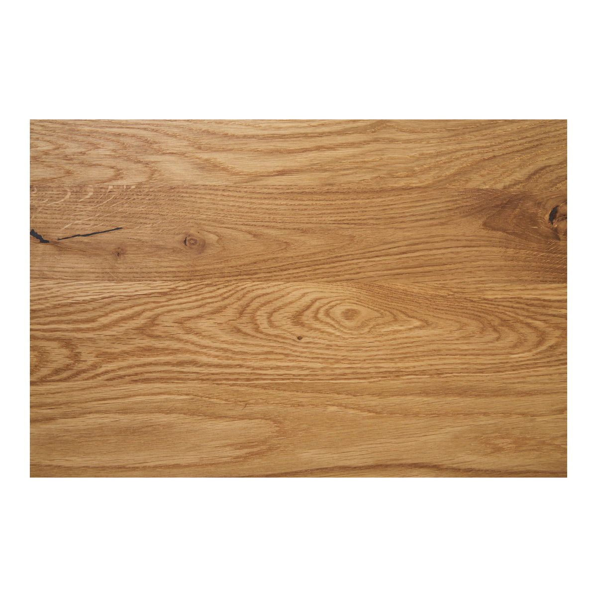 Caius Bistrotisch – Eiche Natur, Gestell Schwarz, 70 × 70 × 75 cm – Ansicht 4