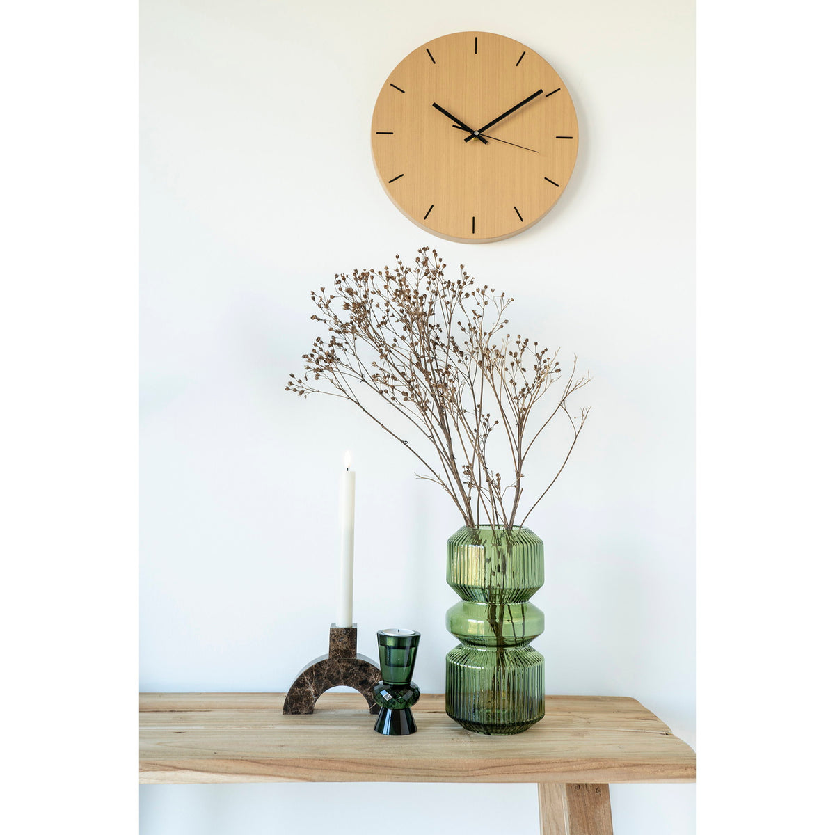 Jano Konsolentisch – Teak Natur, 90 × 30 × 80 cm – Ansicht 7