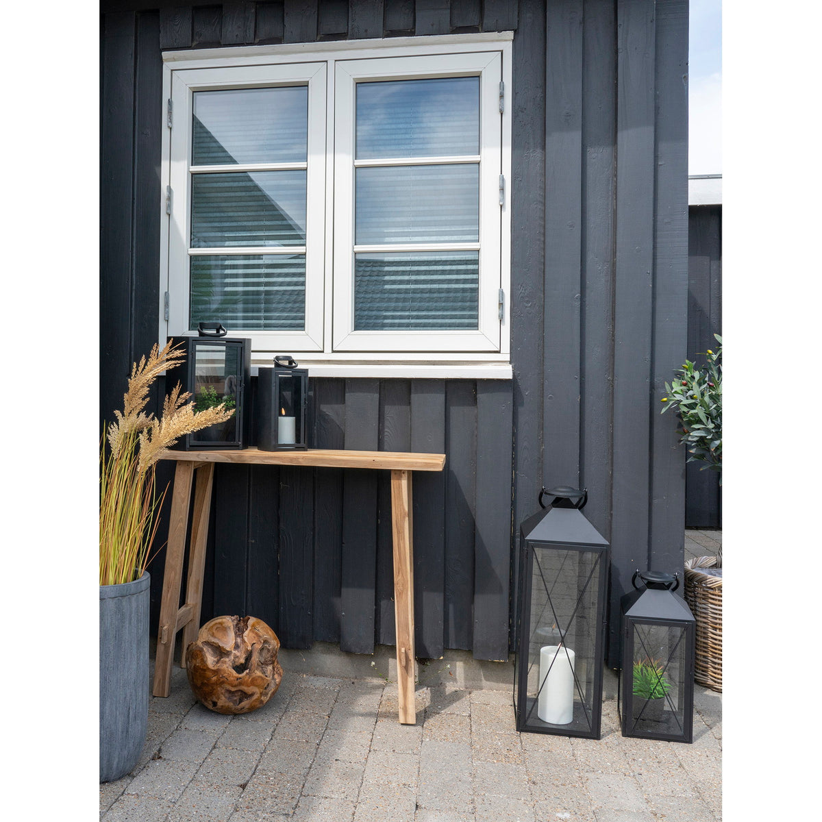 Jano Konsolentisch – Teak Natur, 90 × 30 × 80 cm – Ansicht 10