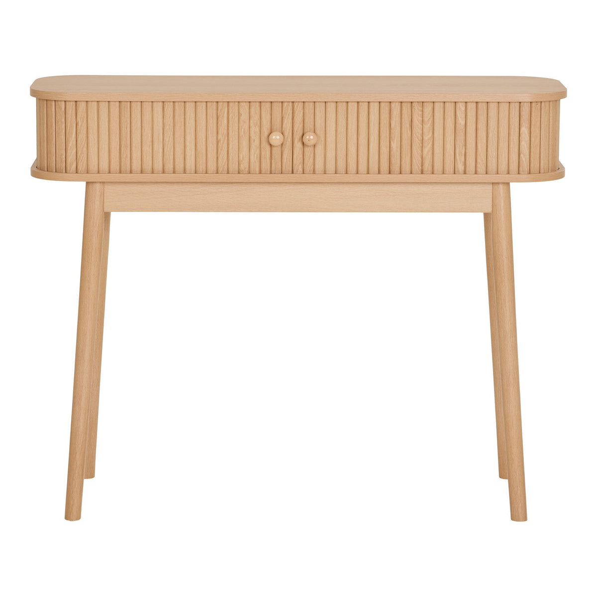 Arvid Konsolentisch mit 2 Türen – Natur, 100 × 30 × 80 cm von Luiva Living