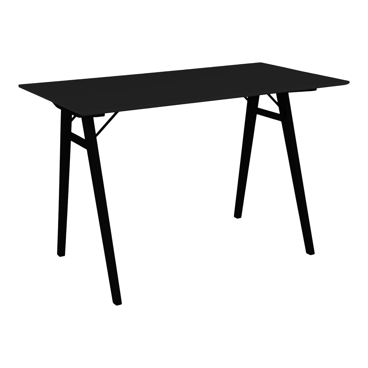 Frida Schreibtisch – Schwarz, 120 × 60 × 75 cm von Luiva Living
