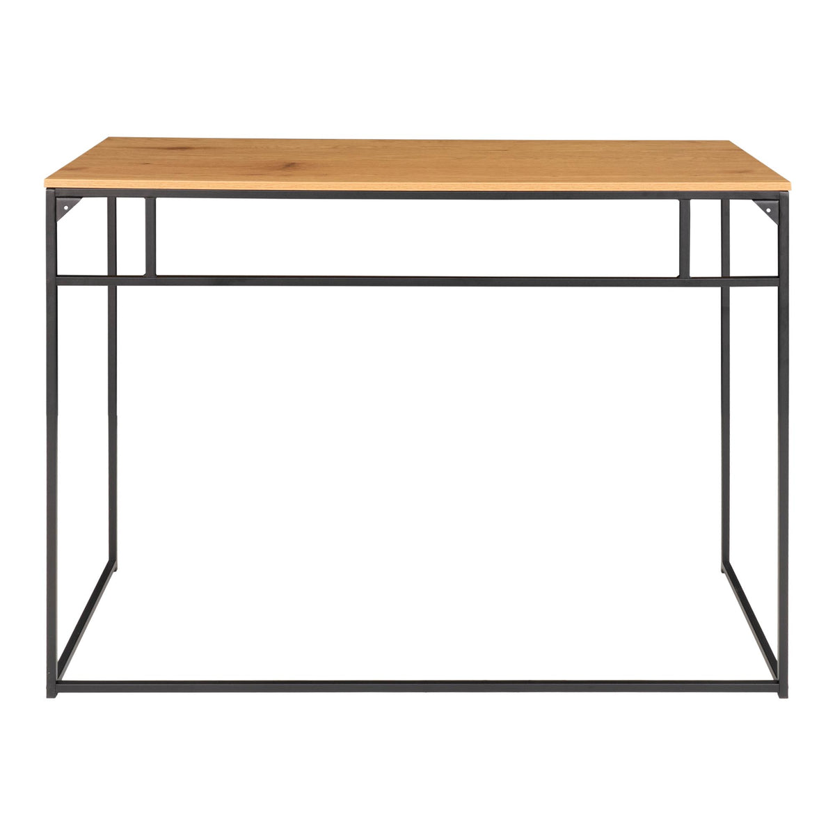 Sami Schreibtisch – Eichenoptik Natur, Gestell Schwarz, 100 × 45 × 75 cm – Ansicht 5
