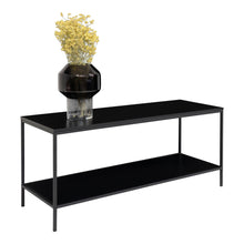 Sami TV-Board – Schwarz, Gestell Schwarz, 100 × 36 × 45 cm von Luiva Living