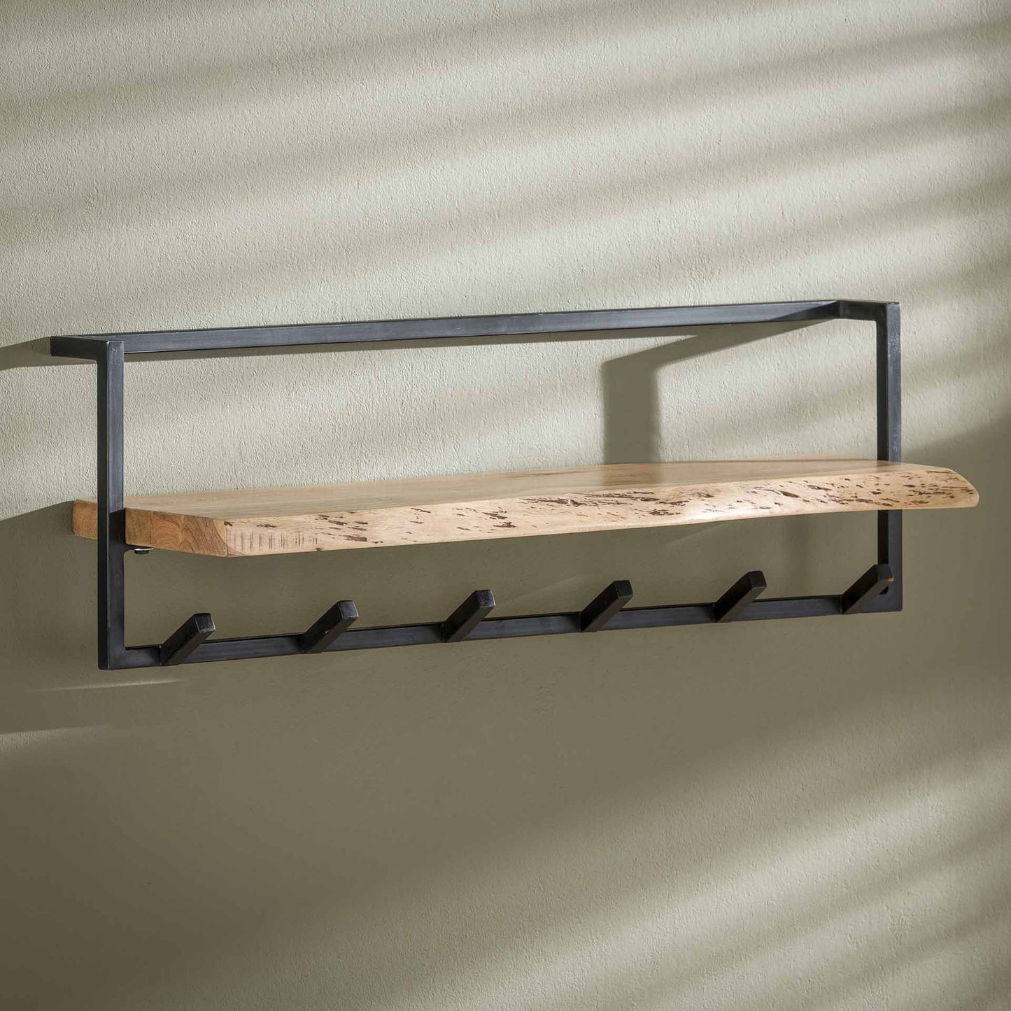Garderobe edge brett  6 Haken