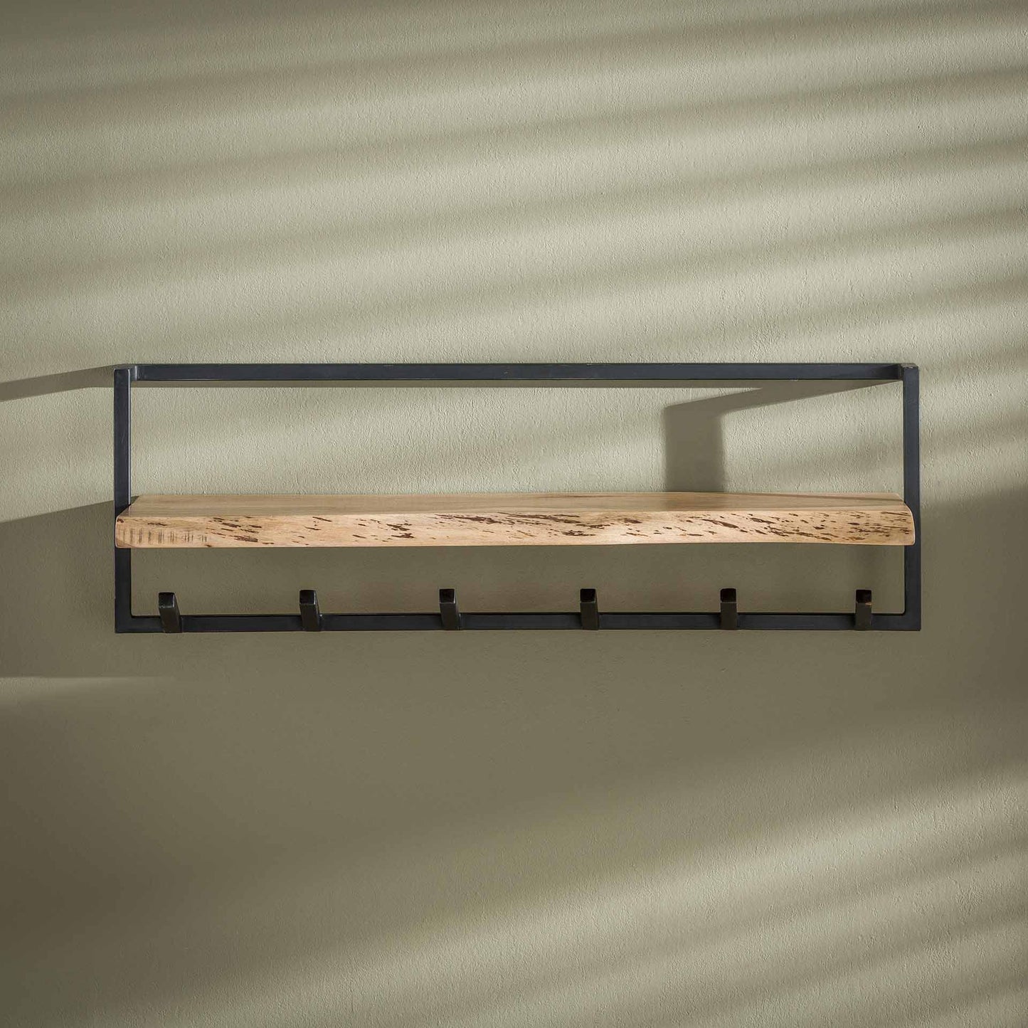 Garderobe edge brett  6 Haken