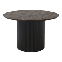 Sabine Esstisch rund – Dunkelbraun, ø 120 cm von Luiva Living