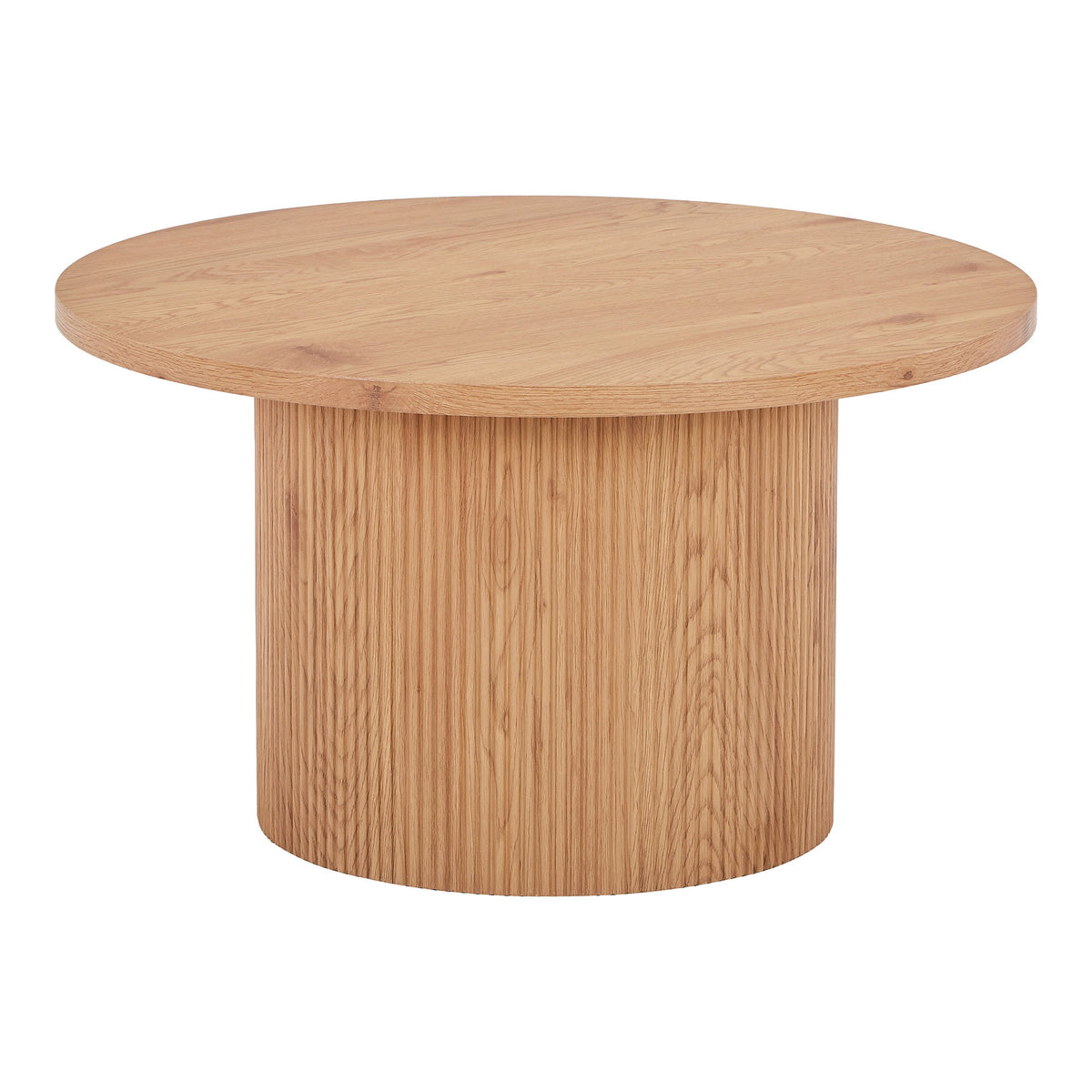 Sabine Couchtisch rund – Natur, ø 80 × 45 cm von Luiva Living