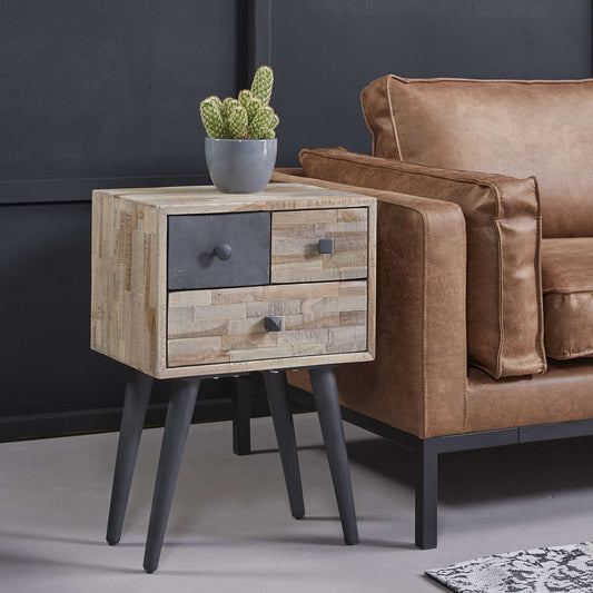 Schubladenschrank Teca 2+1 Schubladen