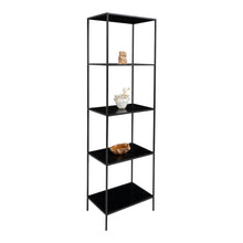 Sami Regal – Schwarz, Gestell Schwarz, 51 × 36 × 170 cm von Luiva Living