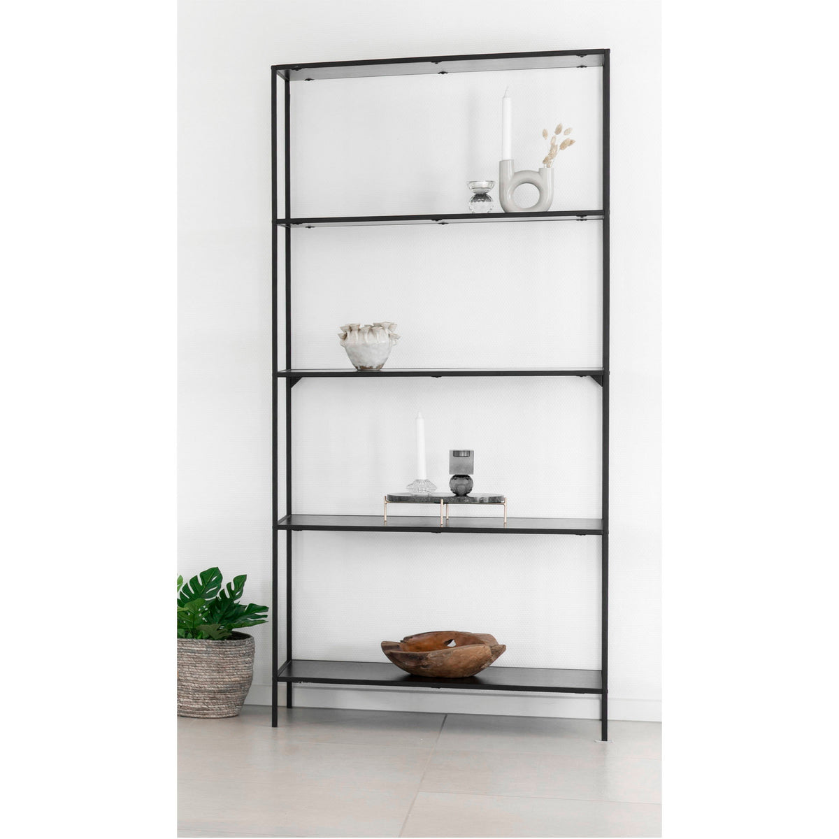 Sami Regal – Schwarz, 80 × 36 × 170 cm – Ansicht 5