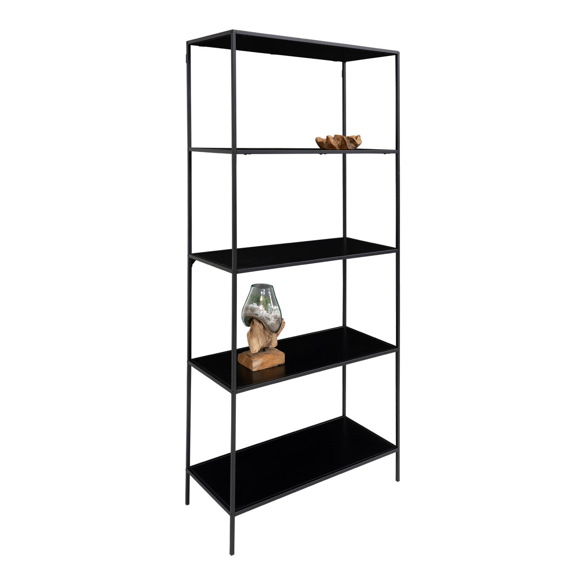 Sami Regal – Schwarz, 80 × 36 × 170 cm von Luiva Living