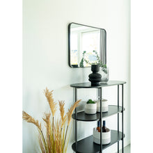 Sami Regal in ovaler Form – Schwarz, Gestell Schwarz, 85 × 36 × 111 cm – Ansicht 4