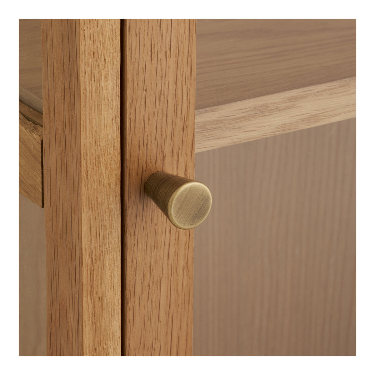 Fine Hängeschrank – Eiche/Eichenfurnier Natur, 20 × 40 × 60 cm – Ansicht 5