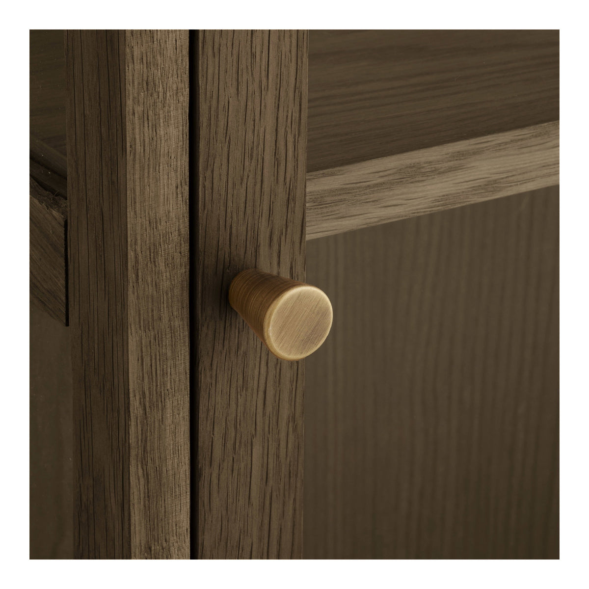 Fine Hängeschrank – Eiche/Eichenfurnier Dunkelbraun, 20 × 40 × 60 cm – Ansicht 5