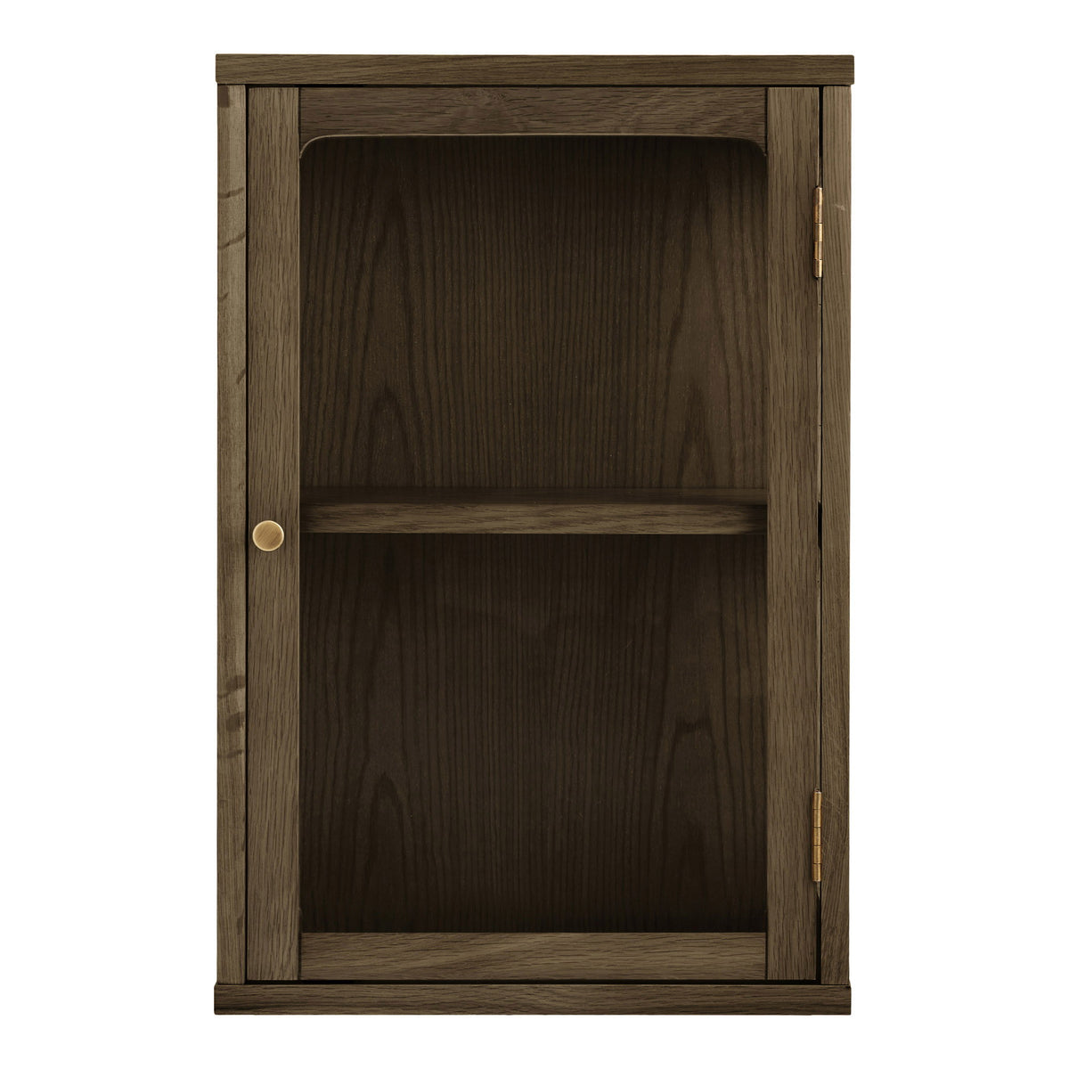 Fine Hängeschrank – Eiche/Eichenfurnier Dunkelbraun, 20 × 40 × 60 cm von Luiva Living