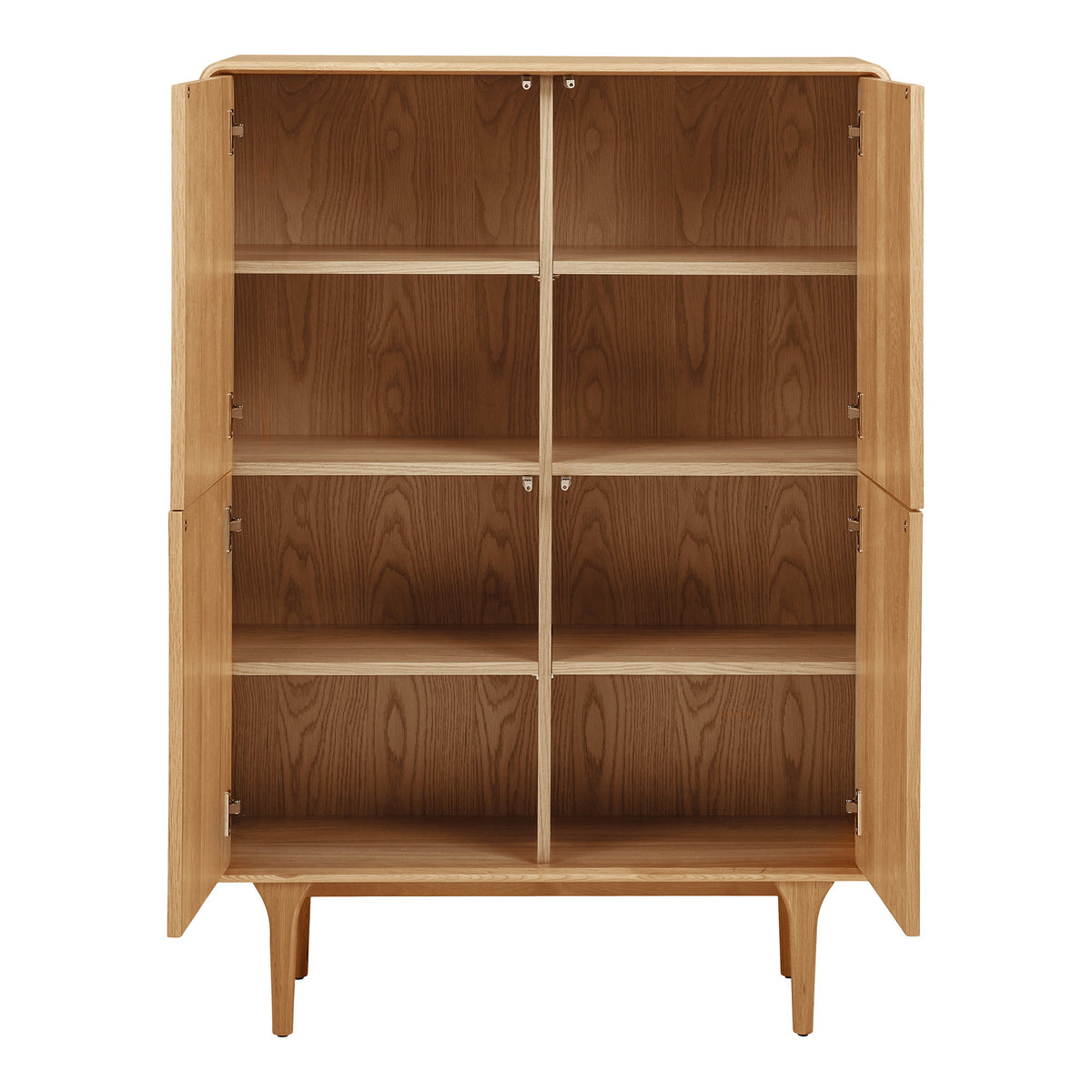 Ylvi Schrank – Eiche/Eichenfurnier Natur, 100 × 40 × 140 cm – Ansicht 2