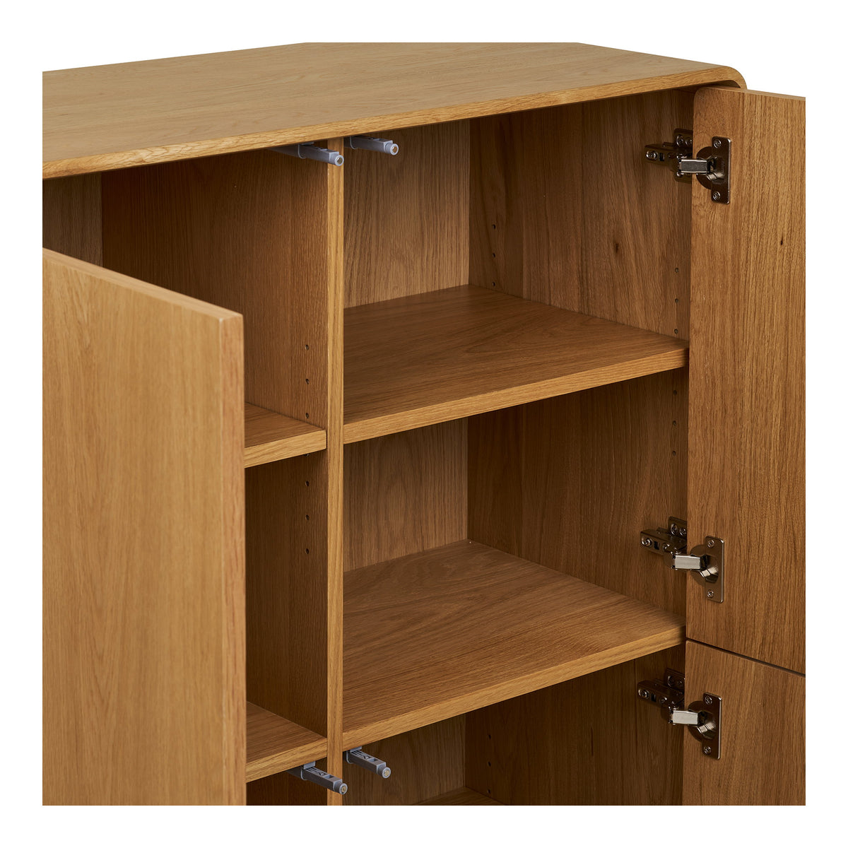Ylvi Schrank – Eiche/Eichenfurnier Natur, 100 × 40 × 140 cm – Ansicht 5