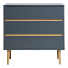 Amadeo Kommode – Holz lackiert Dunkelgrau, 80 × 40 × 80 cm von Luiva Living