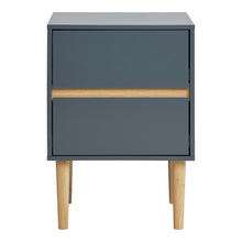 Amadeo Beistelltisch – Holz lackiert Dunkelgrau, 40 × 35 × 55 cm von Luiva Living