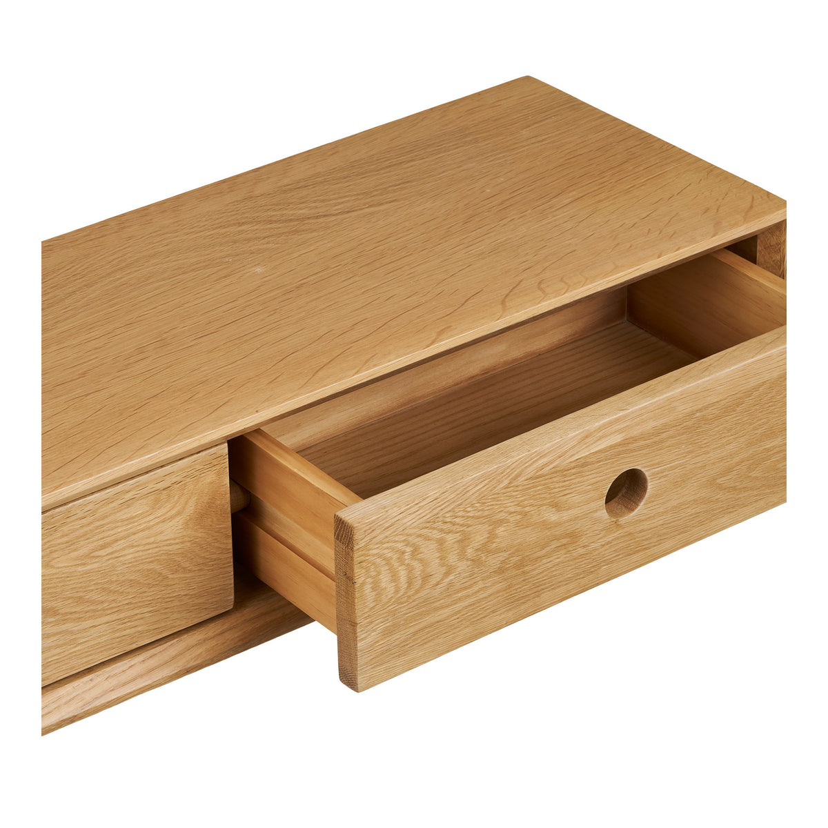 Carmen Hängekommode – Eiche lackiert, 80 × 25 × 15 cm – Ansicht 3