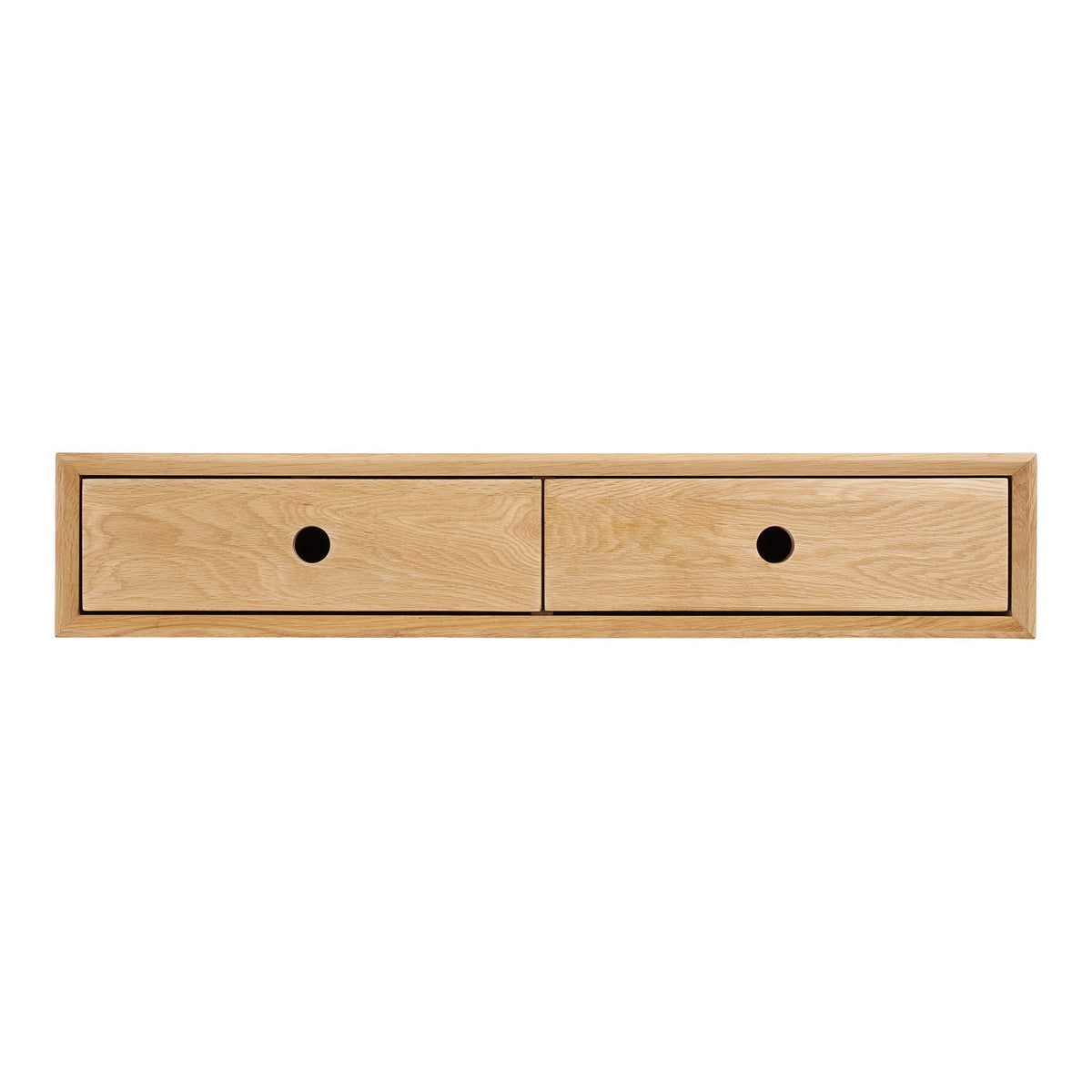 Carmen Hängekommode – Eiche lackiert, 80 × 25 × 15 cm von Luiva Living