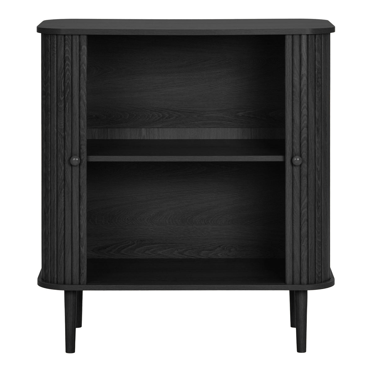 Arvid Sideboard – Schwarz, 80 × 40 × 87 cm – Ansicht 2