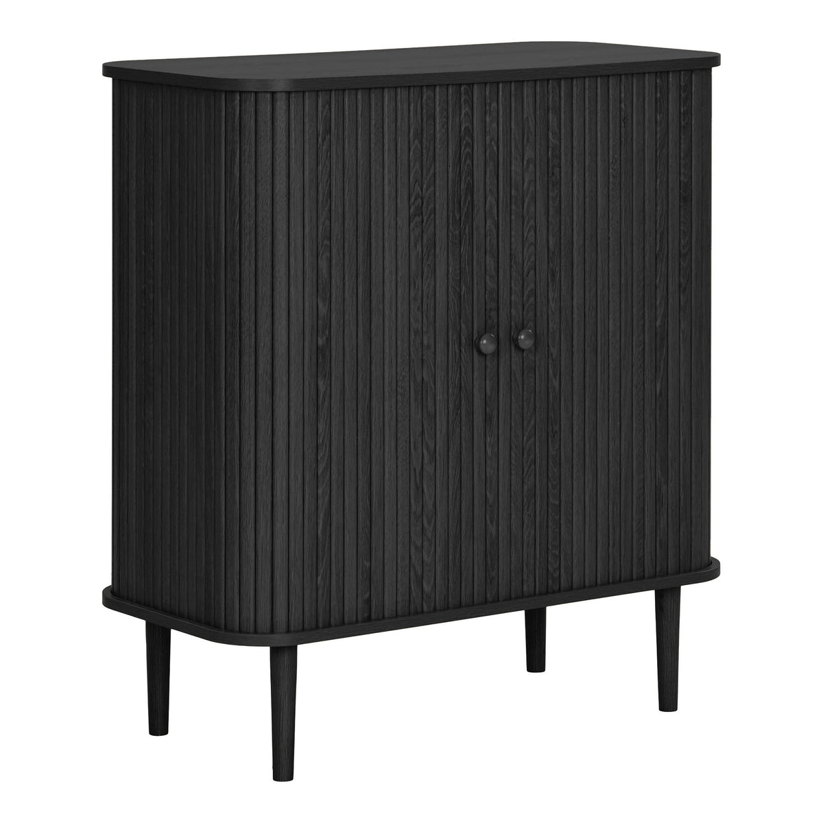 Arvid Sideboard – Schwarz, 80 × 40 × 87 cm – Ansicht 3