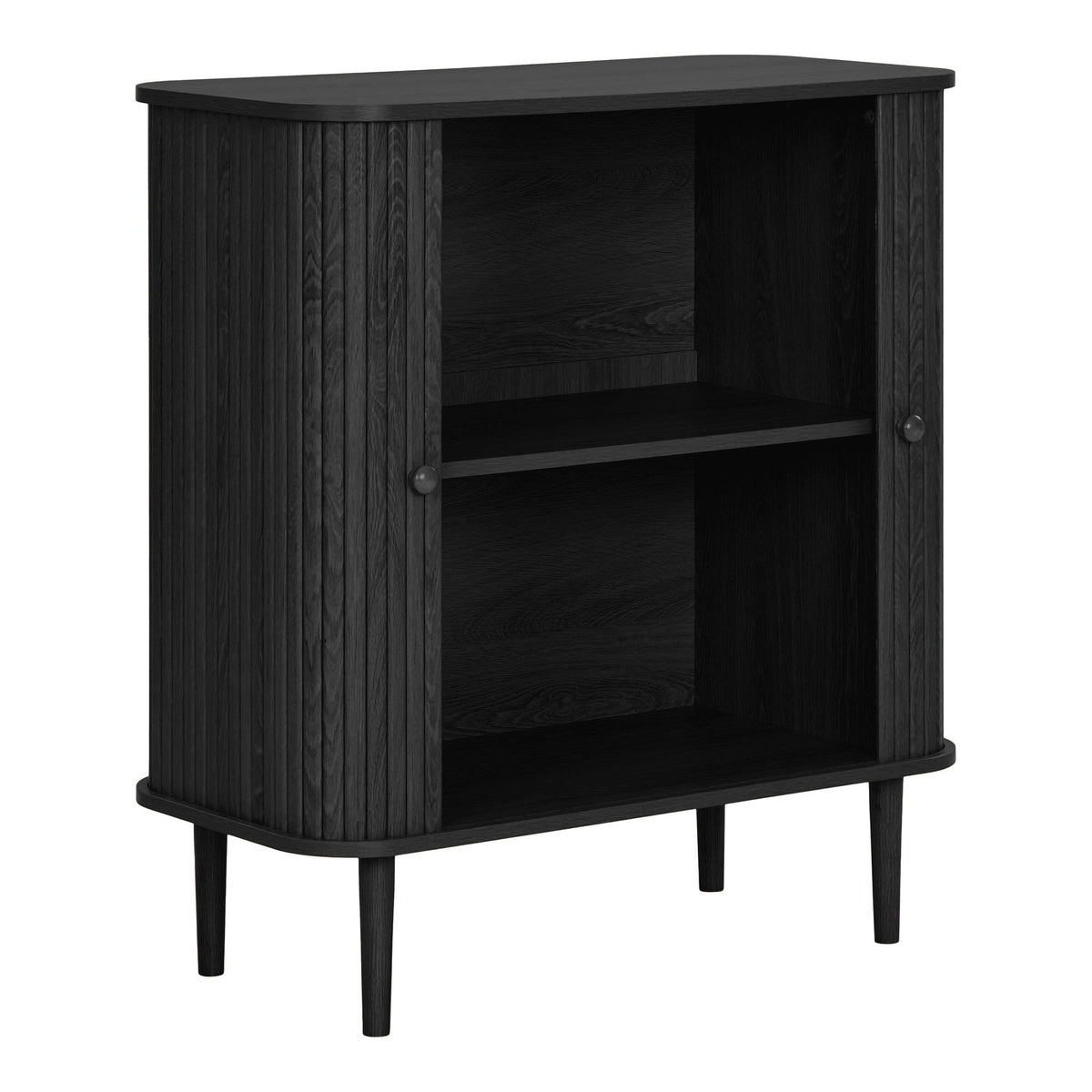 Arvid Sideboard – Schwarz, 80 × 40 × 87 cm – Ansicht 4