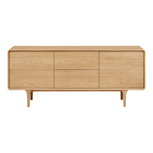 Ylvi Sideboard – Eiche Natur, 180 × 45 × 75 cm von Luiva Living