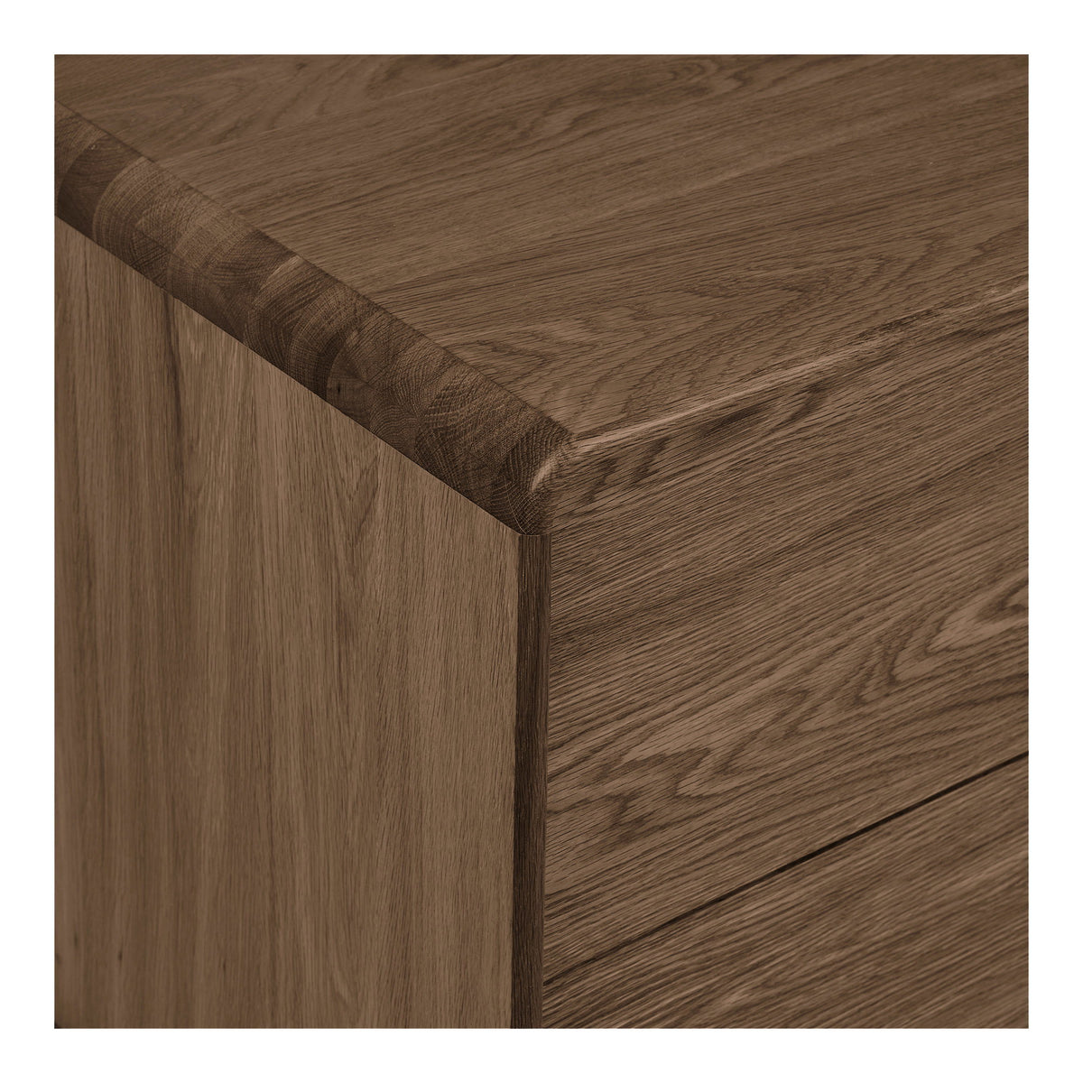 Ylvi Sideboard – Eiche Dunkelbraun, 180 × 45 × 75 cm – Ansicht 7